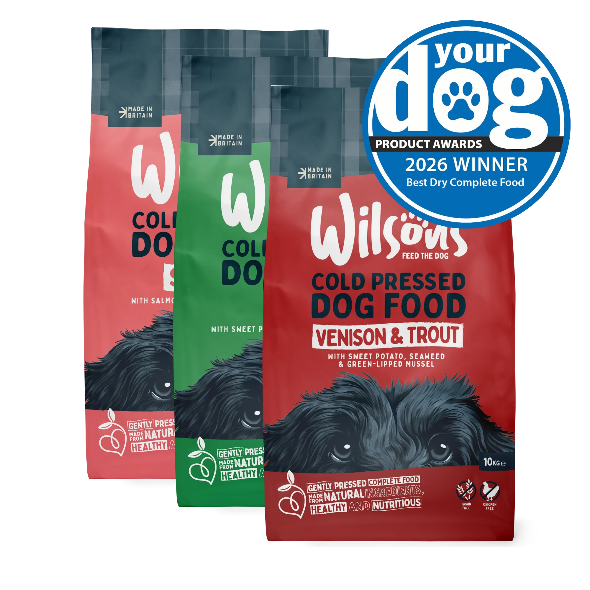 Lamb, Venison & Trout and Salmon Premium Cold Pressed Dog Food Bundle - Image 3