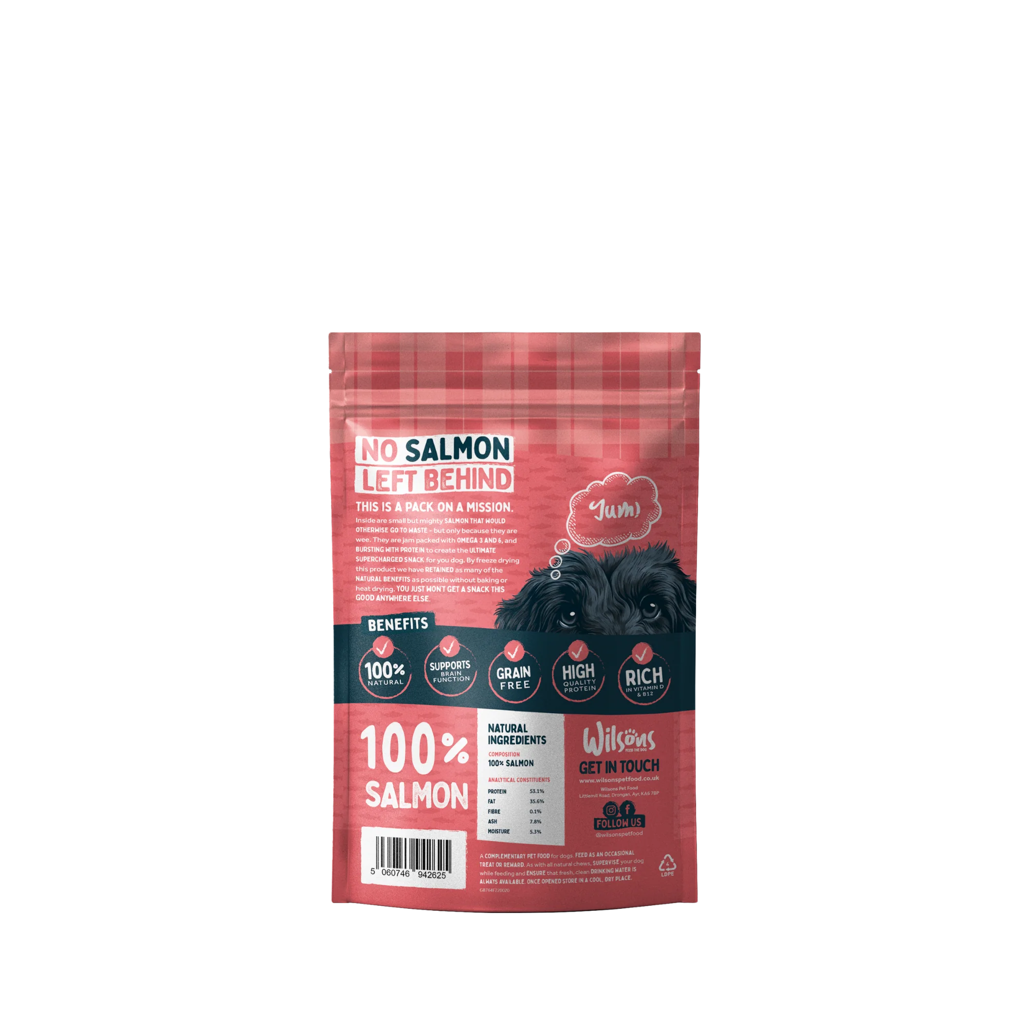 Wee Salmon Crunchies Natural Freeze Dried Dog Treats - Image 5