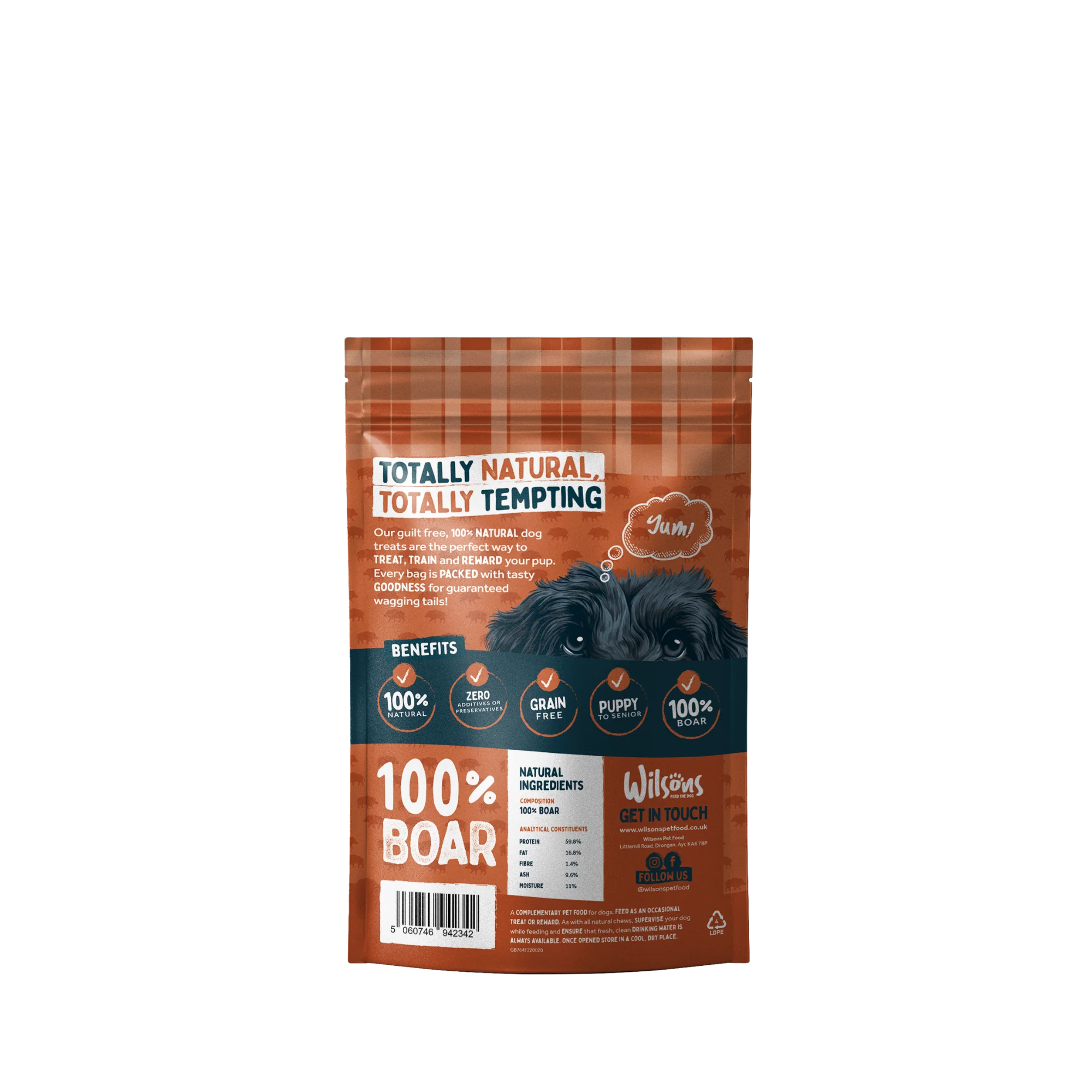 Wild Boar Bites Natural Dog Treats - Image 3
