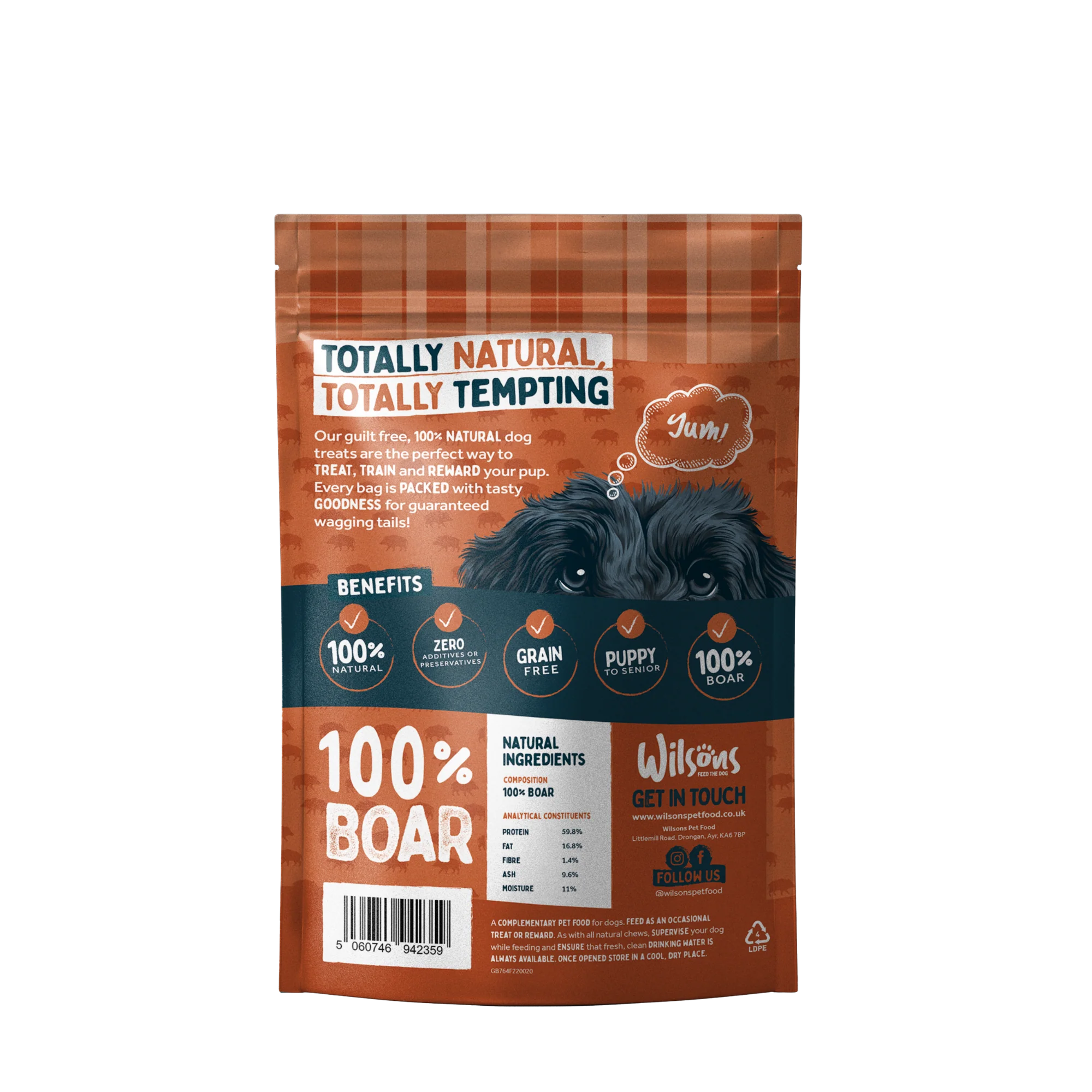 Wild Boar Bites Natural Dog Treats - Image 5